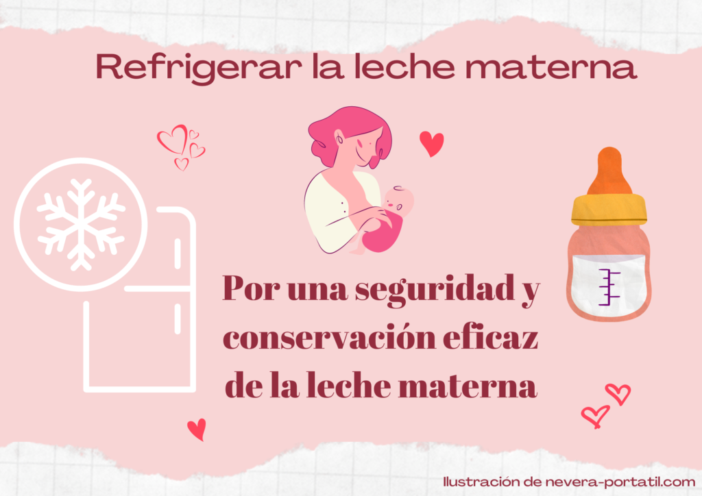 refrigerar leche materna