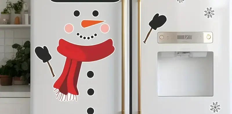 Ideas para decorar la puerta del frigorífico en Navidad🎄Dale un toque festivo a tu cocina🎄